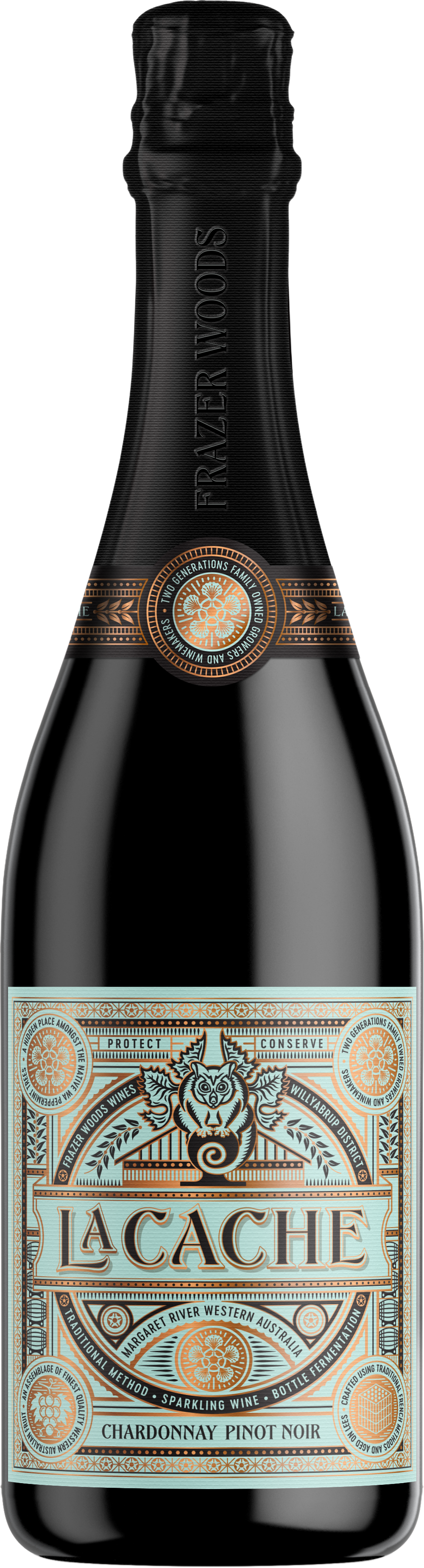 Frazer Woods Wines La Cache Chardonnay Pinot Noir 2012 Margaret River